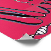 Poster Verre de vin (Coin)