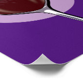 Poster Verre de vin (Coin)