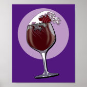 Poster Verre de vin (Devant)