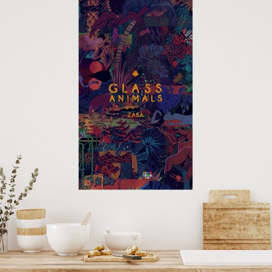 Poster verre de zaba (Cuisine)