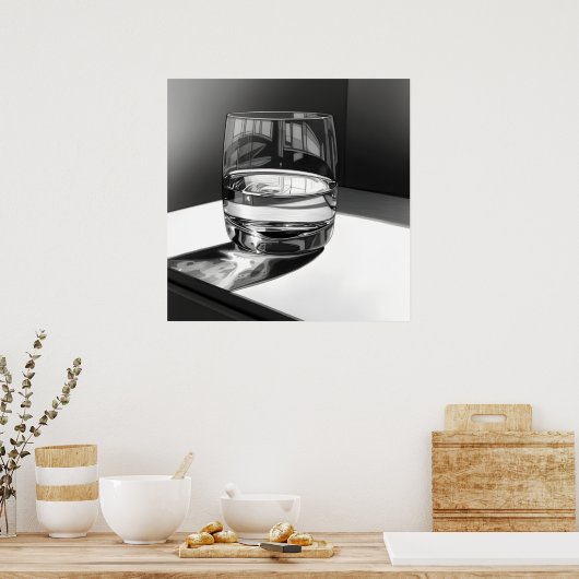 Poster Verre d'eau (Cuisine)