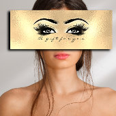Poster Verre Faux Gold Maquillage Yeux Lashes Prix