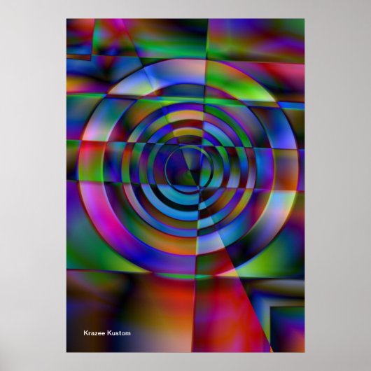 Poster Verre fracturé (Devant)