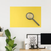 Poster Verre grossissant (Bureau à domicile)