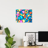 Poster Verre Lithé (Bureau à domicile)