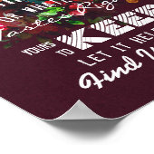 Poster Verre mariage Pour La Nuit Trouvez Votre Siège (Coin)