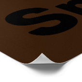 Poster Verre Noir, Mur de cuisine orange Décor Art - Post (Coin)