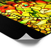 Poster Verre-Poster-Vitraux-Tiffany 3 (Coin)