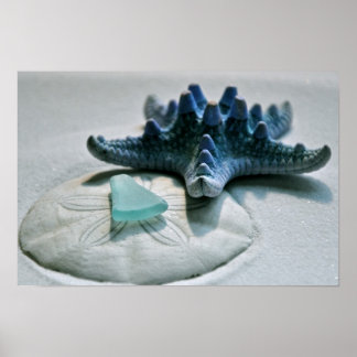 Poster Verre sur l'impression Dollar