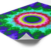 Poster Verre tendu Fractale (Coin)