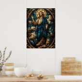 Poster Verre tendu Jésus Art - Christian (Cuisine)
