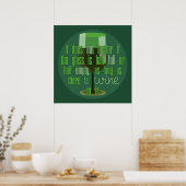 Poster Verre Vin (Cuisine)