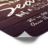 Poster Verres à Champagne Mariage Choisis un Siège et non (Coin)