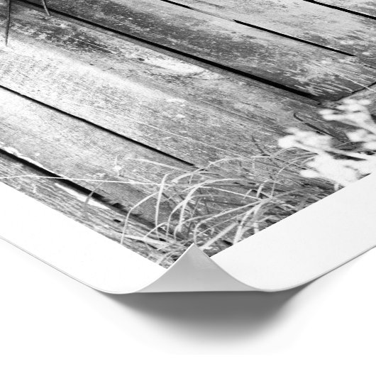 Poster Verrouillage de la porte d'étable (Coin)