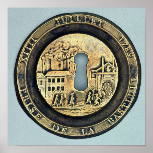 Poster Verrouillage représentant le siège de la Bastille (Devant)