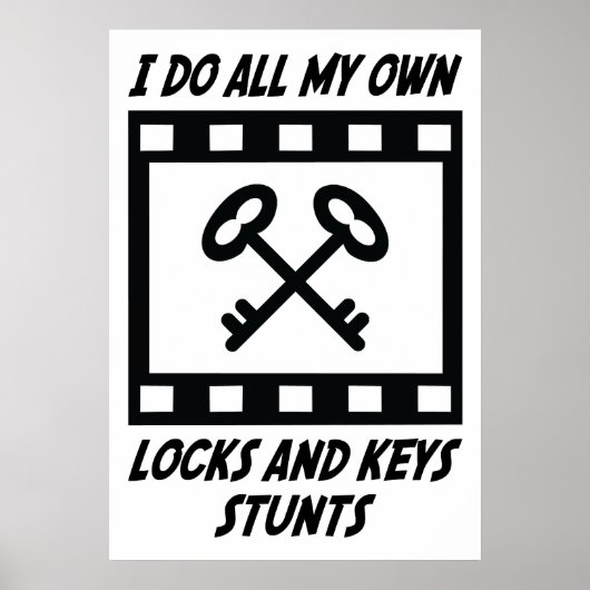 Poster Verrouillages et touches (Devant)