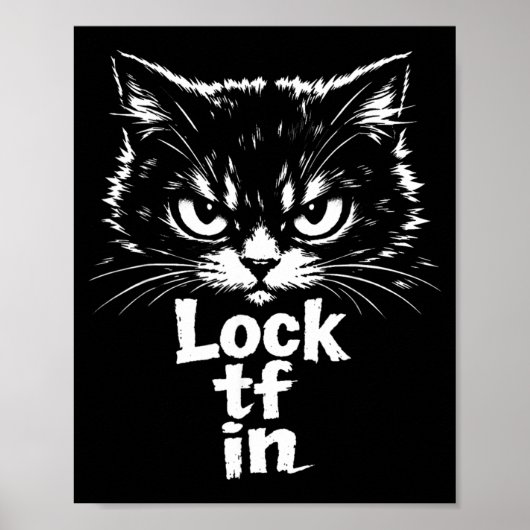 Poster Verrouiller TF dans Chat (Devant)
