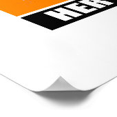 Poster Verrouillez-la maintenant - - Anti-Hillary - (Coin)