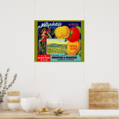 Poster vers 1900 Appleton Apples crate étiquette (Cuisine)