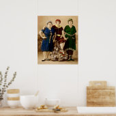 Poster vers 1910 Atlantic City beautés de bain RPPC (Cuisine)