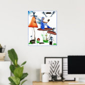 Poster Vers de livre (Bureau à domicile)