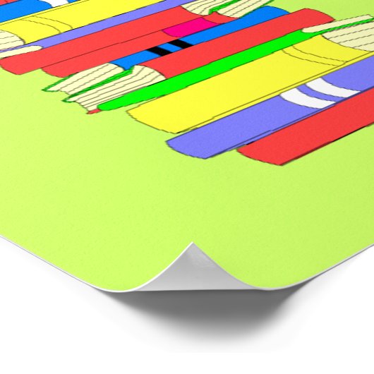 Poster Vers de livre (Coin)