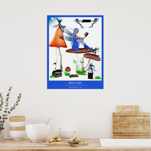 Poster Vers de livre (Cuisine)