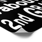 Poster Vers la 2e année Bienvenue Retour à l'école Premie (Coin)