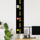 Poster Vers la croissance, graphique de croissance (Bureau à domicile)