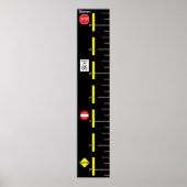 Poster Vers la croissance, graphique de croissance (Devant)