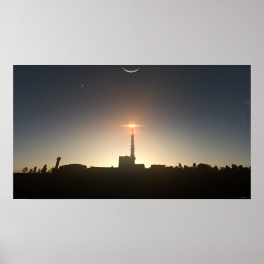 Poster Vers la lune (Devant)