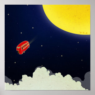 Poster Vers la lune