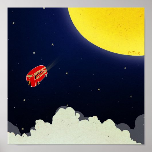 Poster Vers la lune (Devant)