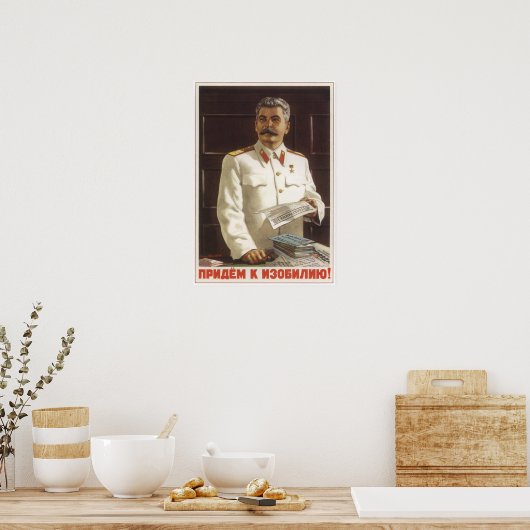 Poster Vers l'abondance (Cuisine)