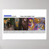 Poster Vers le bas du trou de lapin (Devant)