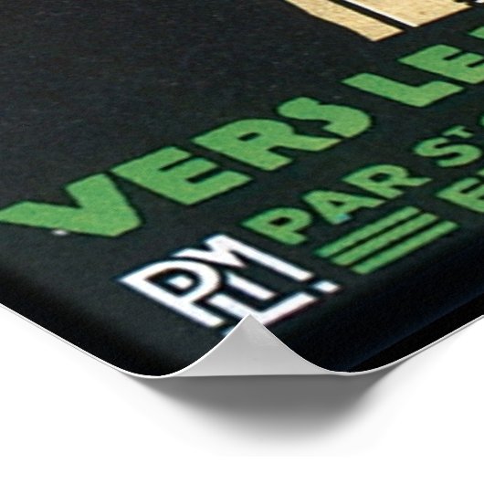 Poster Vers Le Mont. Blanc (Coin)