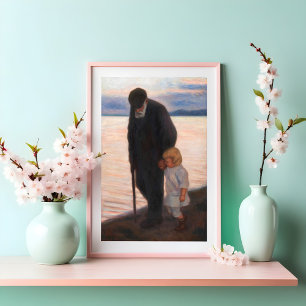 Poster Vers le soir, Hugo Simberg