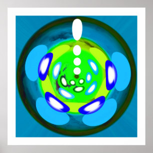Poster Vers le vert