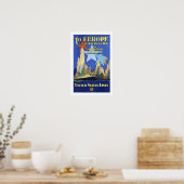Poster Vers l'Europe La voie américaine (Cuisine)