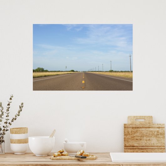 Poster Vers l'Horizon. (Cuisine)