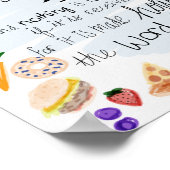 Poster Verse cuisine - 1 Timothée 4:4-5 (Coin)