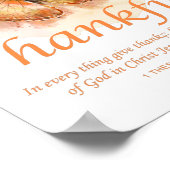 Poster Verse de la Bible du papillon chrétien féminin : R (Coin)