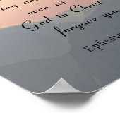 Poster Verse de la Bible, Éphésiens 4:32, Soyez Lieux (Coin)