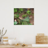 Poster Verse de la Bible espagnole - Nouvelle Créature -  (Cuisine)