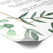 Poster Verse de la Bible, Le Seigneur est mon Berger, Psa (Coin)