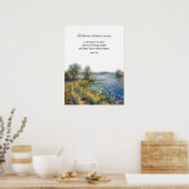 Poster Verset Bible Jean 7:38 Quiconque Croit En Moi (Cuisine)