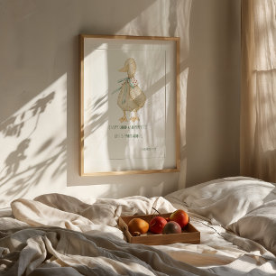 Poster Verset Bible Oie Silencieuse Imprimer