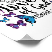 Poster Verset Bible Rien Ne Peut Nous Séparer De L'Amour (Coin)