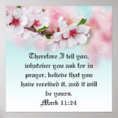 Poster Verset biblique (Devant)