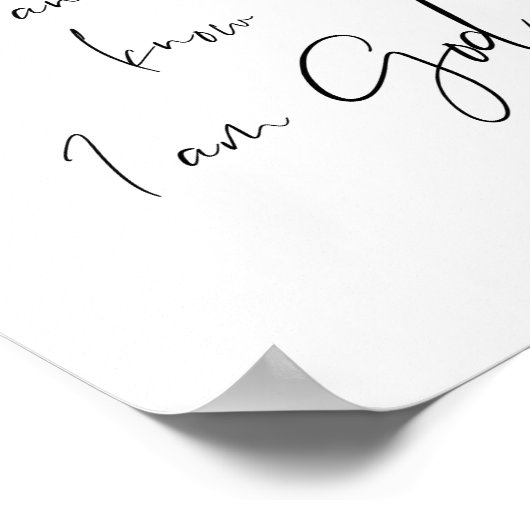 Poster Verset biblique - Écriture biblique (Coin)